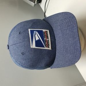 United States Postal Service USPS SnapBack Hat Cap Small Made In USA Vintage